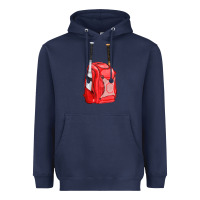 Navy red bat backpack fa element Heavyweight Hoodie - FaDigitalArtStudio