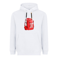 White red bat backpack fa element Heavyweight Hoodie - FaDigitalArtStudio