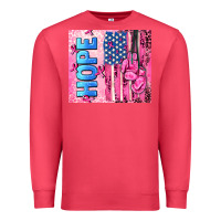 Cardinal hope  breast cancer and american flag Premium Sweatshirt - AdoDesignShop