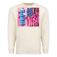 Sandshell hope  breast cancer and american flag Premium Sweatshirt - AdoDesignShop