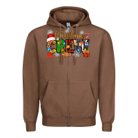 Chestnut christmas crew Zipper Hoodie - Zillion Design Studio