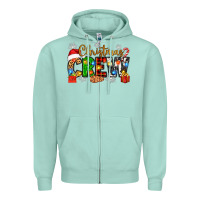 Seafoam christmas crew Zipper Hoodie - Zillion Design Studio