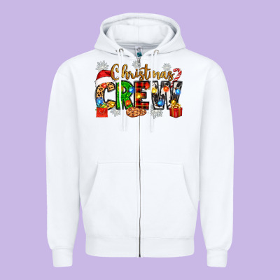 Zipper Hoodie christmas crew