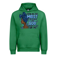 Emerald even in the midst of may storm afro woman Urban Hoodie - MaliasSmallBusiness