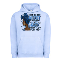 Pigment Grape Ice even in the midst of may storm afro woman Urban Hoodie - MaliasSmallBusiness