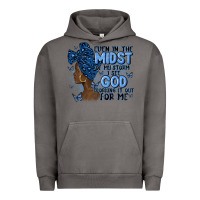 Pigment Tornado even in the midst of may storm afro woman Urban Hoodie - MaliasSmallBusiness
