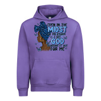 Tulip even in the midst of may storm afro woman Urban Hoodie - MaliasSmallBusiness