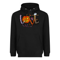 Black love halloween Heavyweight Hoodie - CowhideDigitalArt