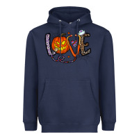 Navy love halloween Heavyweight Hoodie - CowhideDigitalArt
