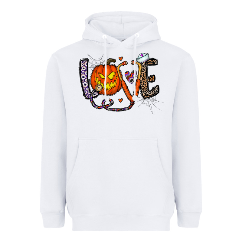 Love Halloween Heavyweight Hoodie by CowhideDigitalArt | Teevron