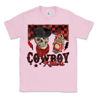 Bubblegum Pink cowboy killer Classic Tee - Zillion Design Studio