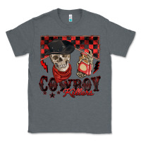 Charcoal Heather cowboy killer Classic Tee - Zillion Design Studio