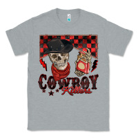 Heather Grey cowboy killer Classic Tee - Zillion Design Studio