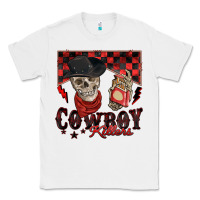 White cowboy killer Classic Tee - Zillion Design Studio