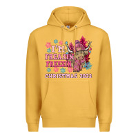 Mustard i'm freakin freezin christmas 2023 Premium Hoodie - NancyCooperArtShop
