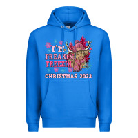 True Royal i'm freakin freezin christmas 2023 Premium Hoodie - NancyCooperArtShop