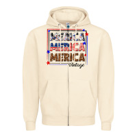 Sandshell merica merica merica vintage Zipper Hoodie - texasbilliewilder