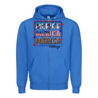 True Royal merica merica merica vintage Zipper Hoodie - texasbilliewilder