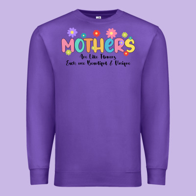 Mothers Are Like Flower Premium Sweatshirt Designed By Jahusdesignshop
