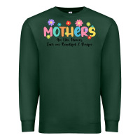 Sports Green mothers are like flower Premium Sweatshirt - JahusDesignShop
