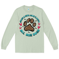 Matcha just a girl who loves all her dogs Long Sleeve Tee - MaliasSmallBusiness