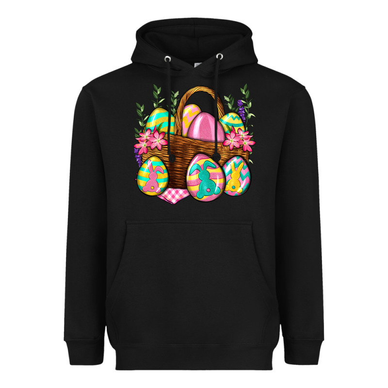 Easter Eggs With Basket Easter Day Heavyweight Hoodie by Neo Western | Teevron