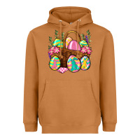 Meerkat Easter eggs with basket Easter Day Heavyweight Hoodie - Neo Western