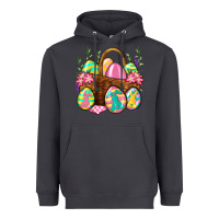 Smoke Easter eggs with basket Easter Day Heavyweight Hoodie - Neo Western