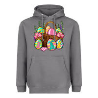 Storm Easter eggs with basket Easter Day Heavyweight Hoodie - Neo Western
