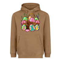 Toasted Coconut Easter eggs with basket Easter Day Heavyweight Hoodie - Neo Western