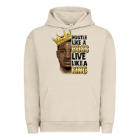 Pigment French Oak hustle like a boss live like a king malia Urban Hoodie - MaliasSmallBusiness