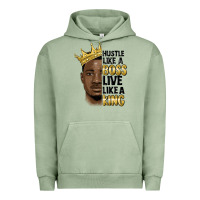 Pigment Oil Green hustle like a boss live like a king malia Urban Hoodie - MaliasSmallBusiness