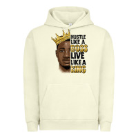 Pigment Pistachio hustle like a boss live like a king malia Urban Hoodie - MaliasSmallBusiness
