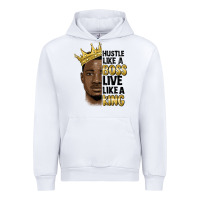 White hustle like a boss live like a king malia Urban Hoodie - MaliasSmallBusiness