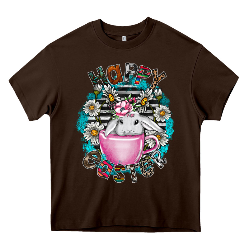 Happy Easter Heavy Core Tee by CowhideDigitalArt | Teevron