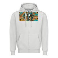 Dove Grey western blessed cros sunflowers licence plate Zipper Hoodie - RanaPortraitStore