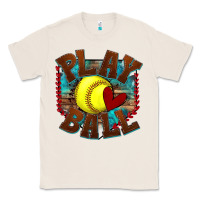 Natural play ball softball Classic Tee - texasbilliewilder