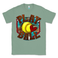 Sage play ball softball Classic Tee - texasbilliewilder