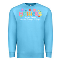 Ocean Blue mothers are like flower Premium Sweatshirt - JahusDesignShop