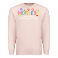 Pale Pink mothers are like flower Premium Sweatshirt - JahusDesignShop