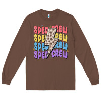 Chestnut sped crew Long Sleeve Tee - MaliasSmallBusiness