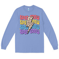 Colony Blue sped crew Long Sleeve Tee - MaliasSmallBusiness