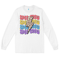 White sped crew Long Sleeve Tee - MaliasSmallBusiness