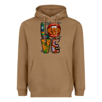 Toasted Coconut Love Halloween Lips Heavyweight Hoodie - CowhideDigitalArt