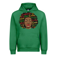 Emerald afro diva Urban Hoodie - MaliasSmallBusiness