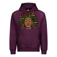Mauve Wine afro diva Urban Hoodie - MaliasSmallBusiness