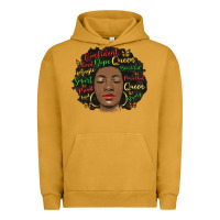 Pigment Peanut Butter afro diva Urban Hoodie - MaliasSmallBusiness