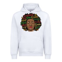 White afro diva Urban Hoodie - MaliasSmallBusiness