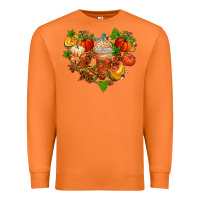 Carrot fall pumpkin heart Premium Sweatshirt - AdoDesignShop