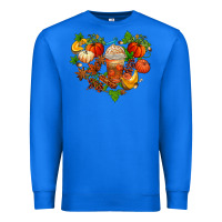 True Royal fall pumpkin heart Premium Sweatshirt - AdoDesignShop